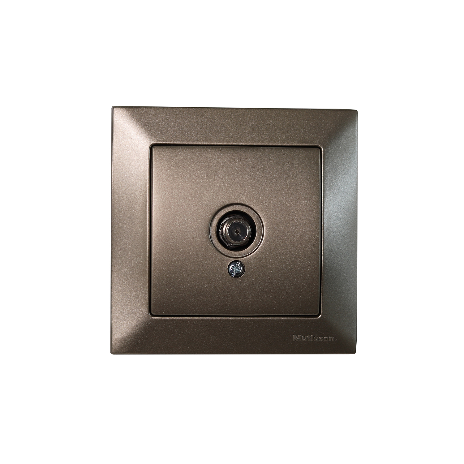 როზეტი სატელევიზიო F CANDELLA MUTLUSAN 2125 172 0185 ოქროსფერი — როზეტები და ჩამრთველები
